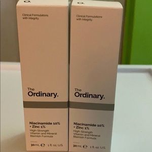 Niacinamide 10% + 1% Zinc serum. Both unopened.